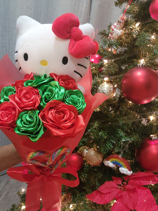 Adorable Cat Bouquet (Christmas)